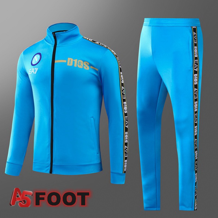 Survetement De Foot SSC Naples Enfant Bleu 22/23
